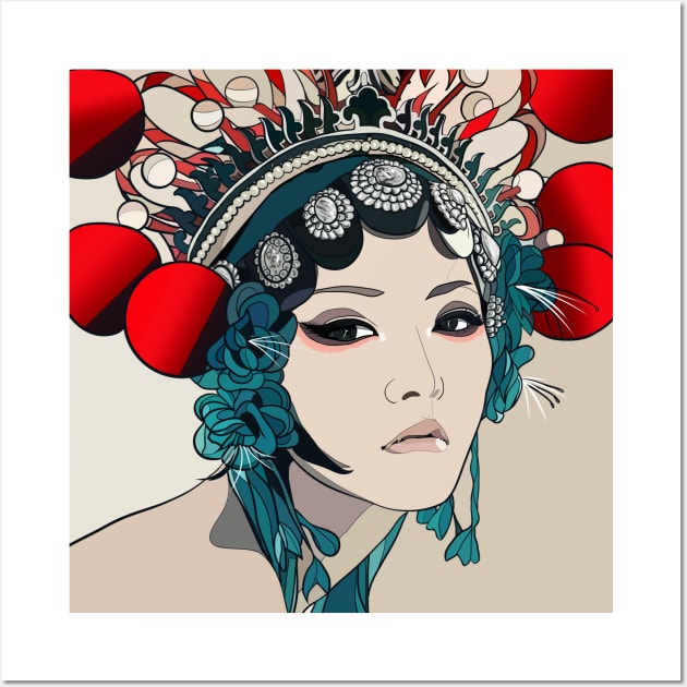 JAPANESE GIRL Wall Art by MAYRAREINART